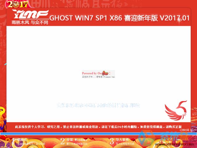 ľ GHOST WIN7 SP1 Ԫӭ°(32λ) 20171  ISO